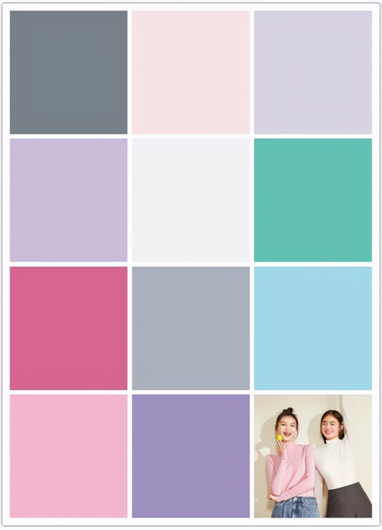 浅灰色打底衫秋冬高级感,燕麦色针织打底衫