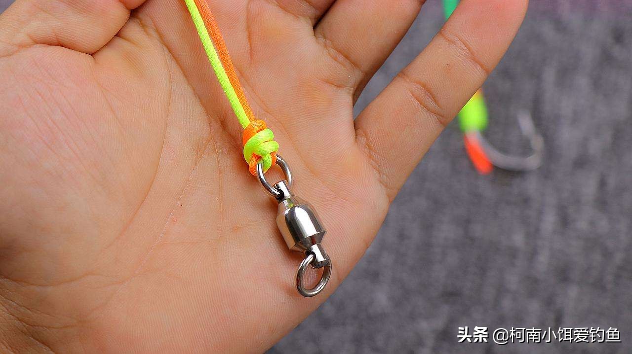 新手学钓鱼鱼线打结教程,钓鱼技巧鱼线打结方法图解