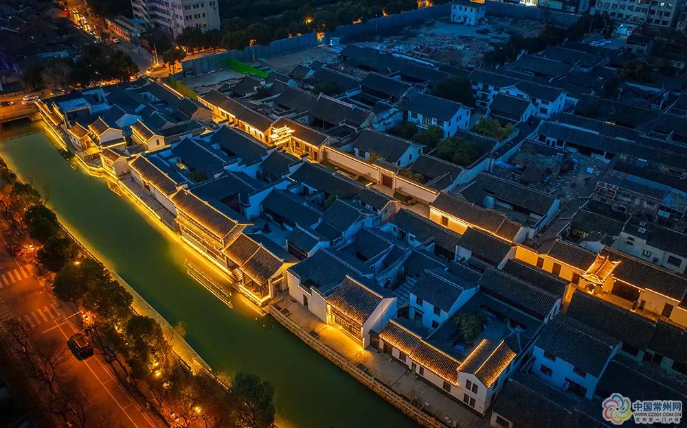 常州青果巷浏览图,青果巷常州夜景