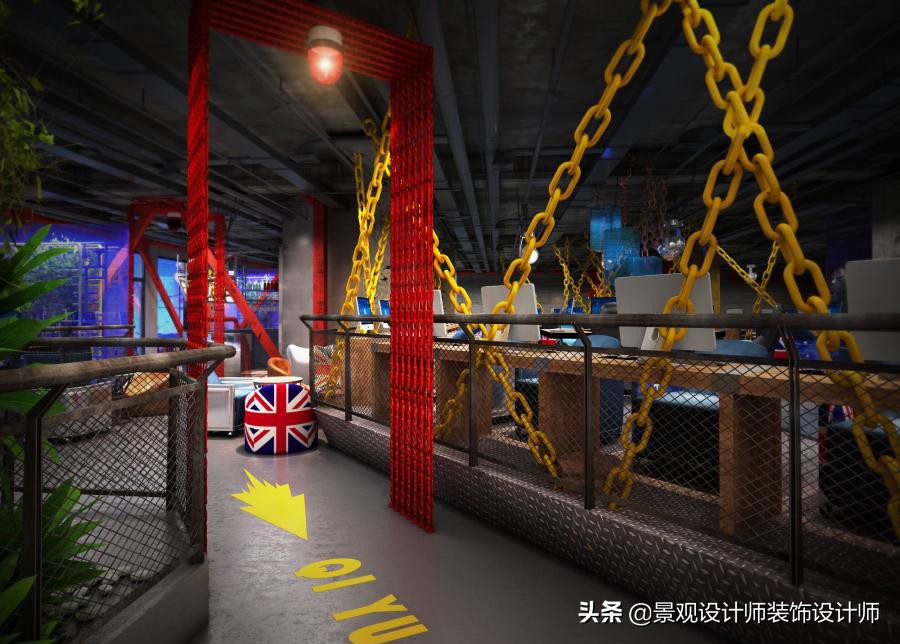 网咖设计效果图,网咖设计图哪找