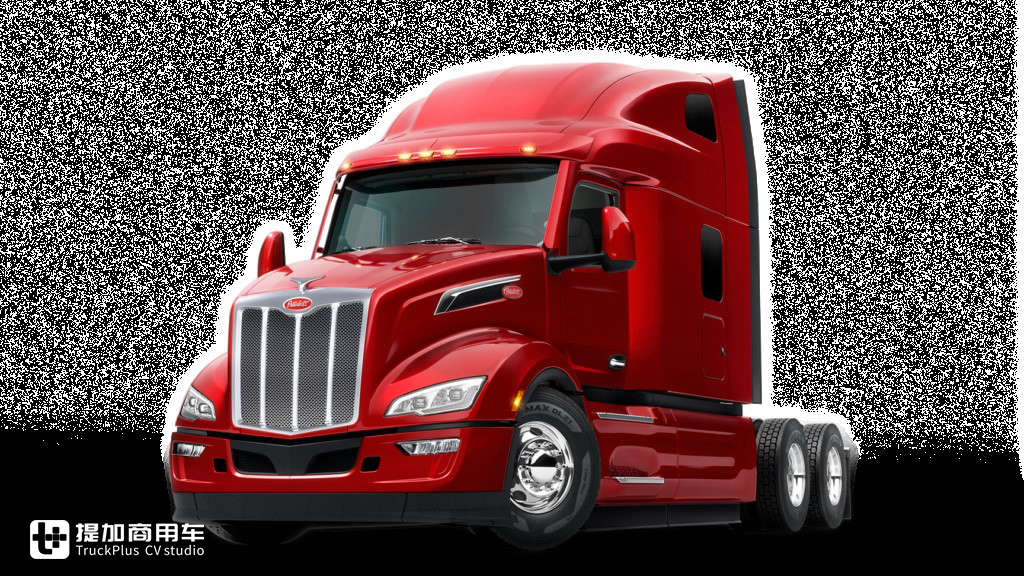 最新款彼得比尔特平头卡车,第一次看见彼得比尔特美式重卡