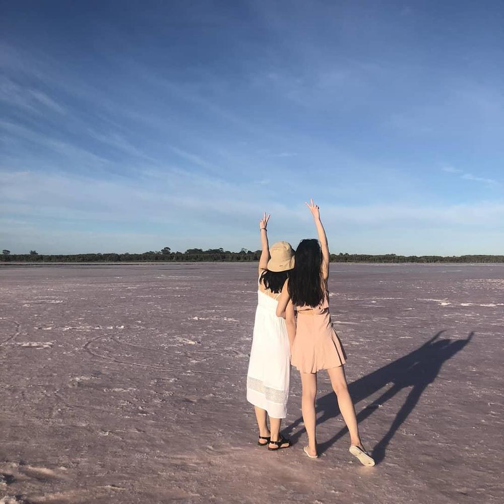 墨尔本阿德莱德周边-粉湖（LochLel）找回遗落的少女心