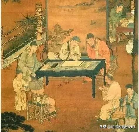 在书房里安安静静的看书,文人在书房做什么