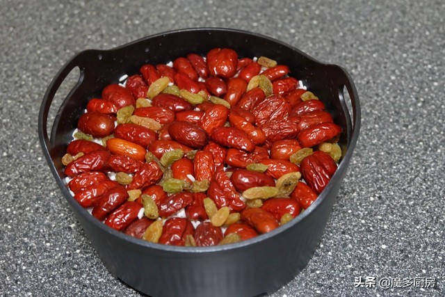 蒸红枣糯米正确做法,红枣加上糯米煮着喝