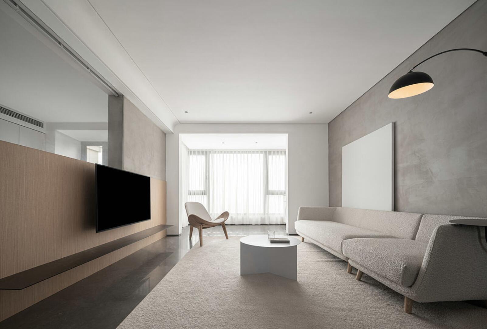 不包门窗套效果,全屋不做门窗套