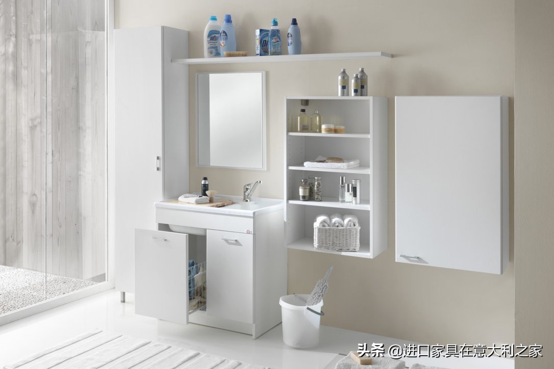 浴室柜轻奢北欧卫生间洗脸盆柜,浴室柜北欧风格选什么颜色好看
