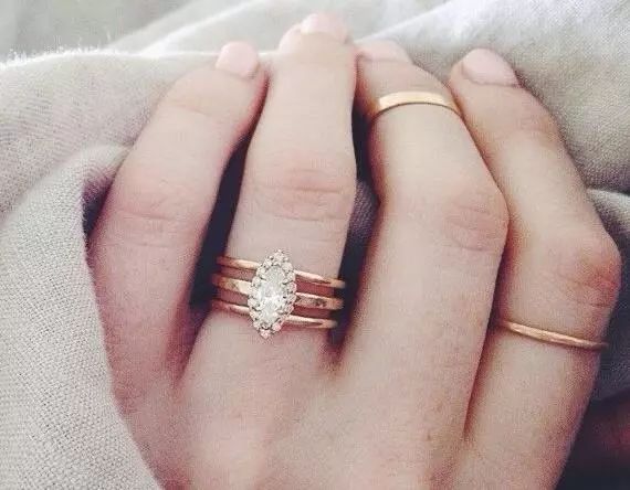 转运招财戒指女气质不掉色,戒指ins小众不掉色招财转运