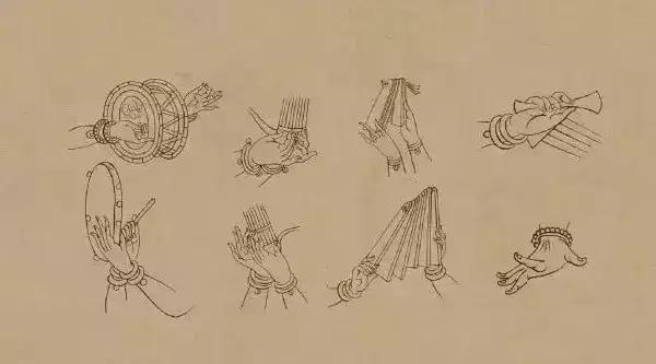 敦煌画线稿描摹,敦煌壁画白描勾线教程