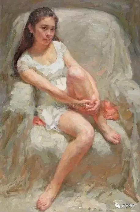 中国美院青年油画作品,美院院长油画作品欣赏