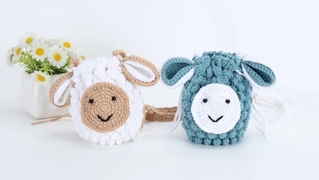 小绵羊收纳袋,小绵羊束口包教程