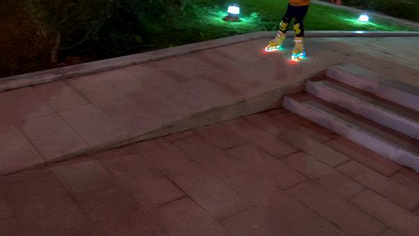 儿童风火轮轮滑鞋,给儿童用什么轮滑鞋