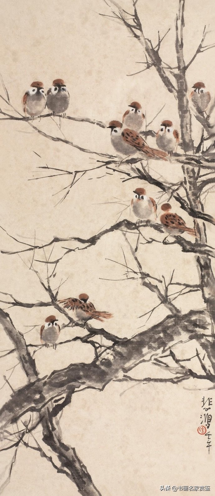 中国画家徐悲鸿图,中国画家徐悲鸿作画