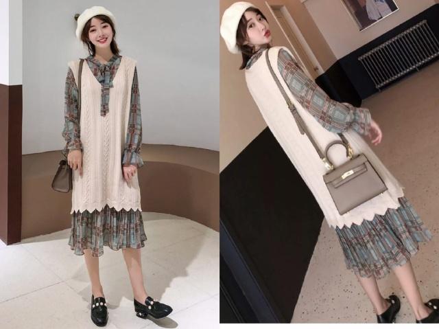 马甲背心羊毛小个子秋冬,妈妈棉背心马甲女款秋冬