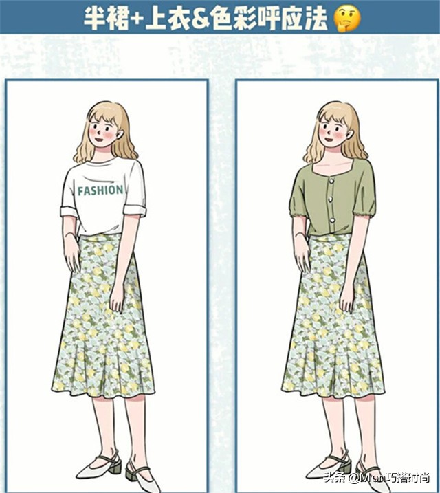 微胖女孩该如何穿？夏日必备一条“A字长裙”，遮肉显高它都擅长