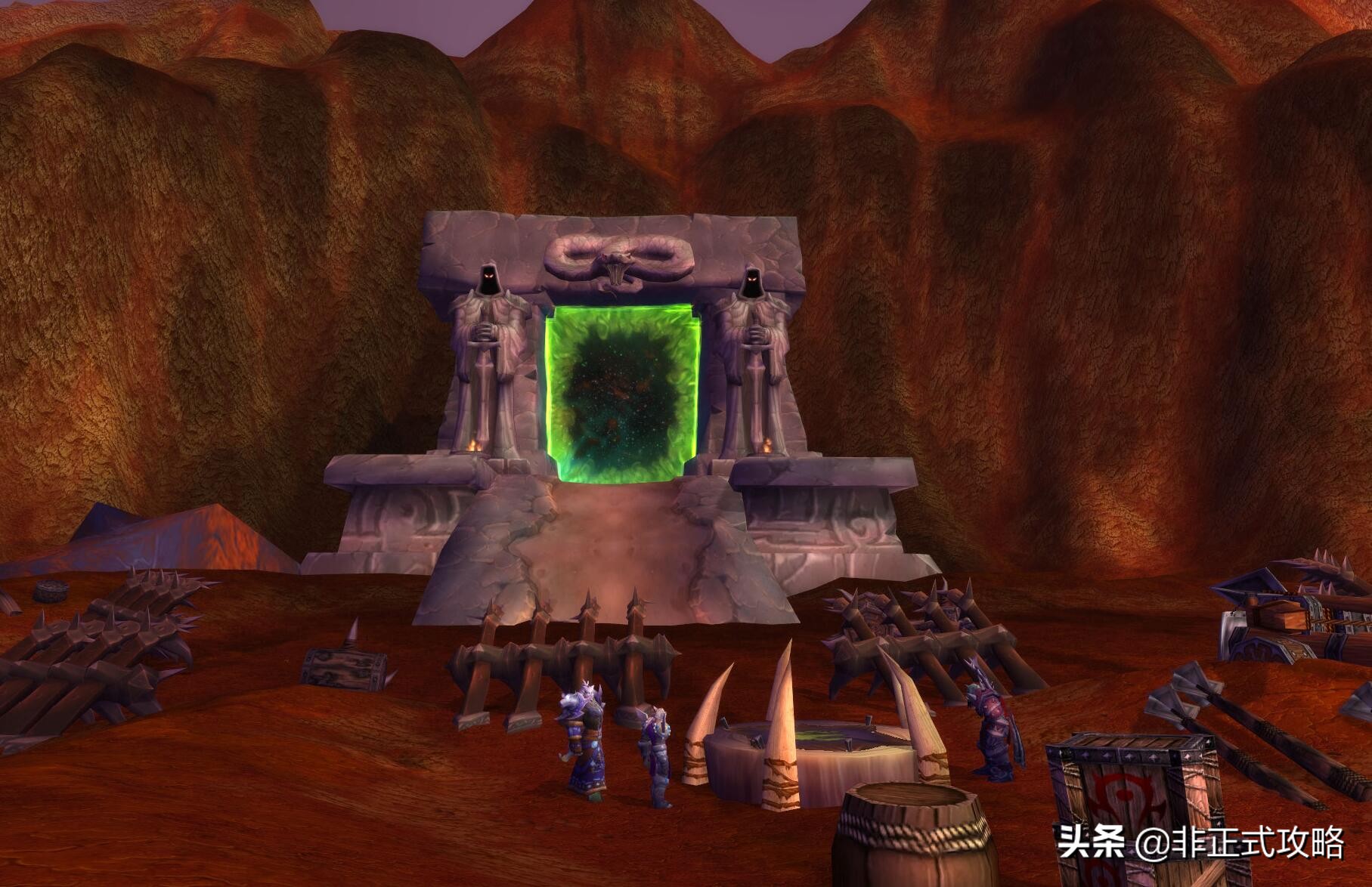 魔兽怀旧服地狱火半岛的工事任务,tbc地狱火半岛声望崇拜送的武器