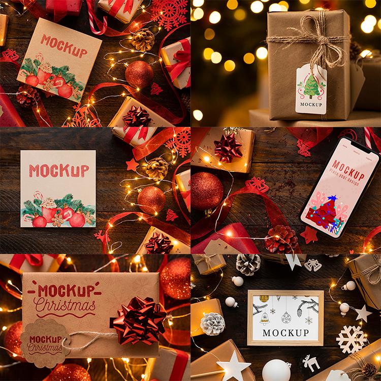 圣诞节主题海报制作图片,圣诞节海报素材和教程视频