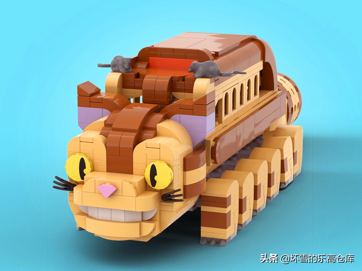 乐高宫崎骏系列,乐高积木搭建龙猫