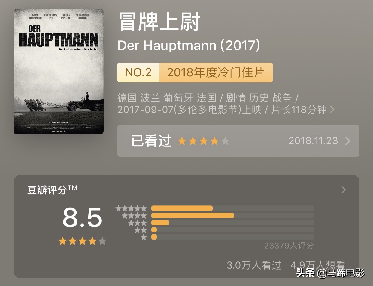 豆瓣评分高的冷门佳作,豆瓣8.7分又一部值得珍藏的电影