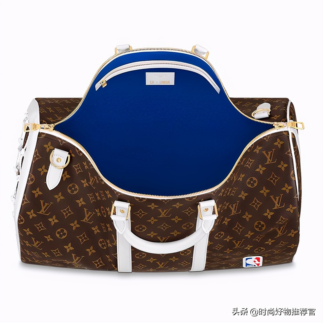 LV新包|NBA合作系列:篮网元素,红白蓝3色细节