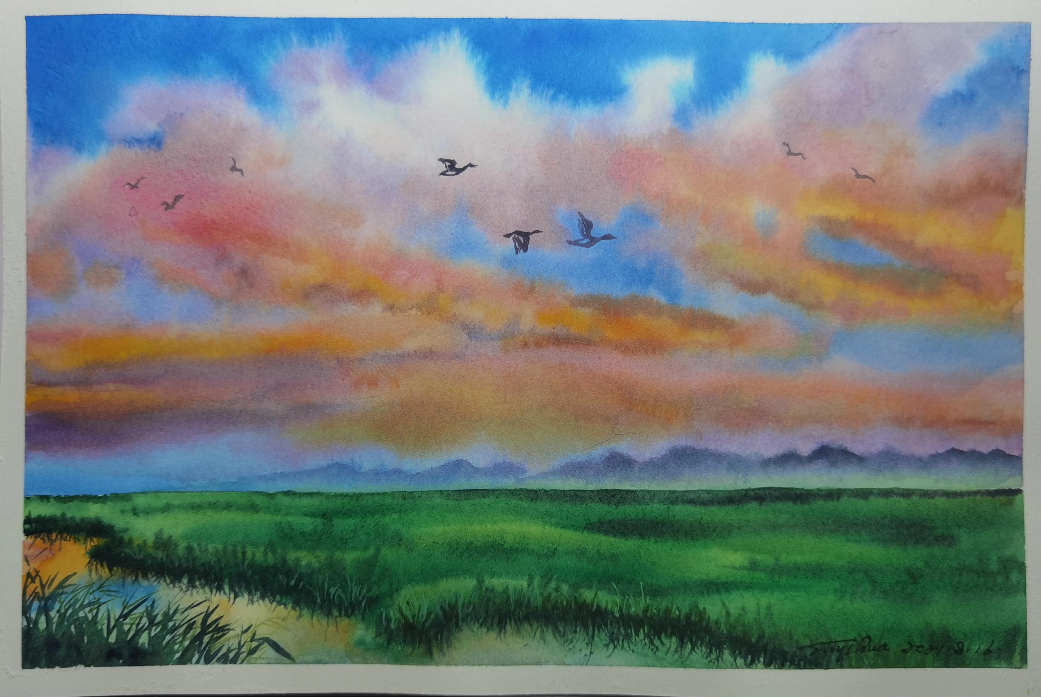 幸福原创绘画作品欣赏,幸福原创画作品