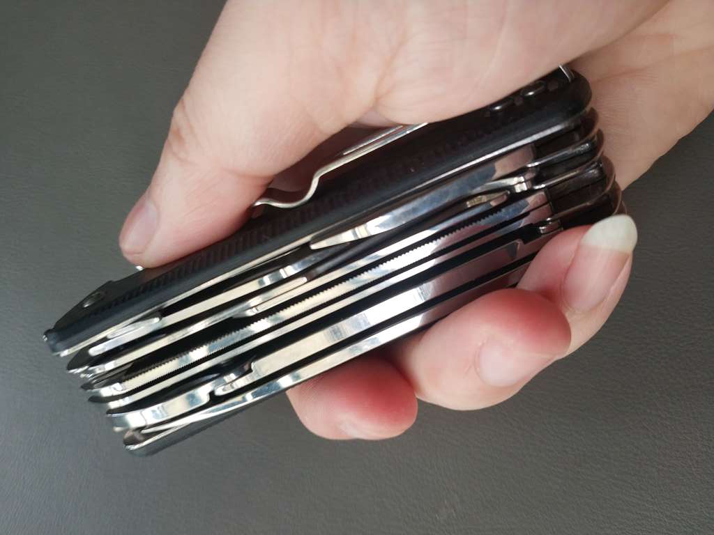 三刃木wa761开箱,三刃木wa761多功能军刀