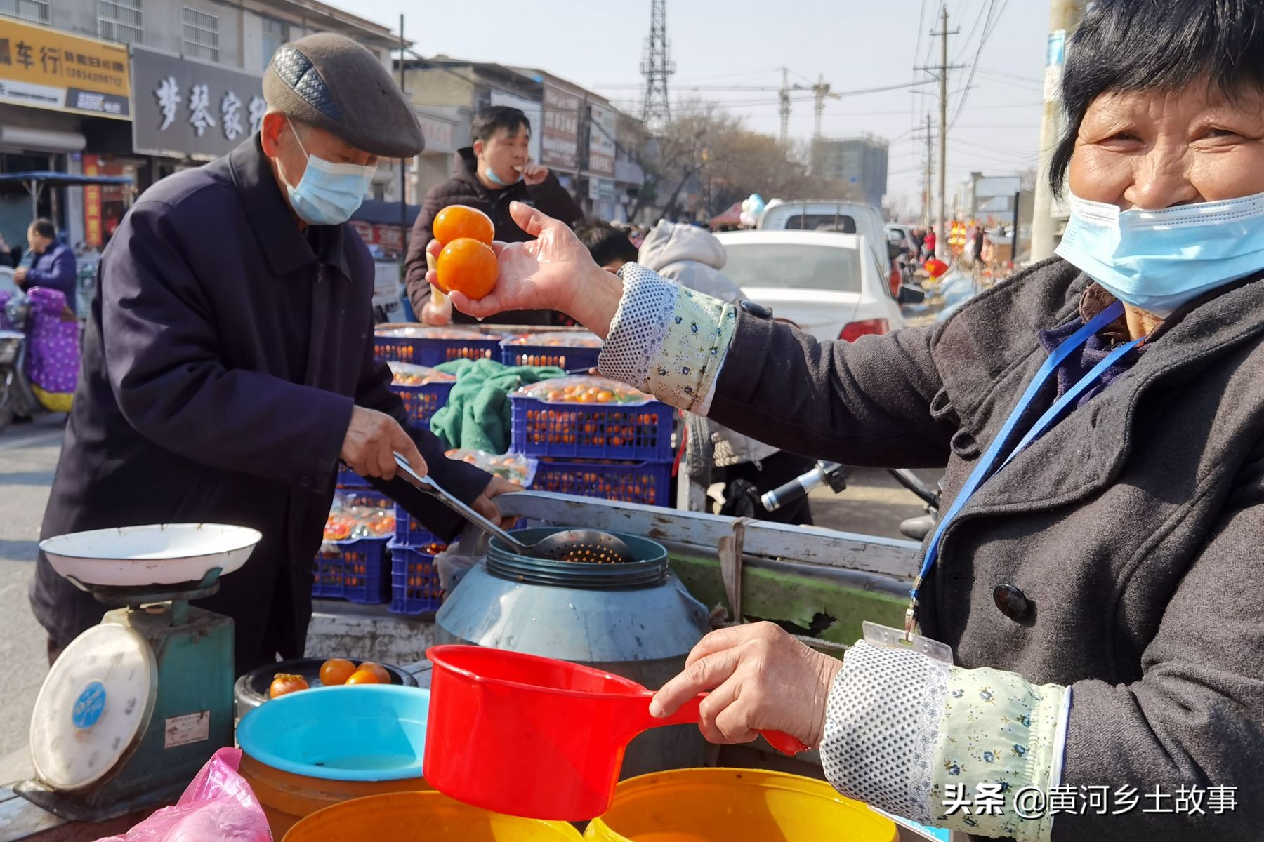 山西泡柿子又脆又甜,山西泡柿子