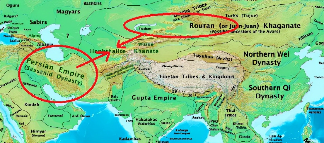 嚈哒汗国版图演变,嚈哒帝国是现在的哪里