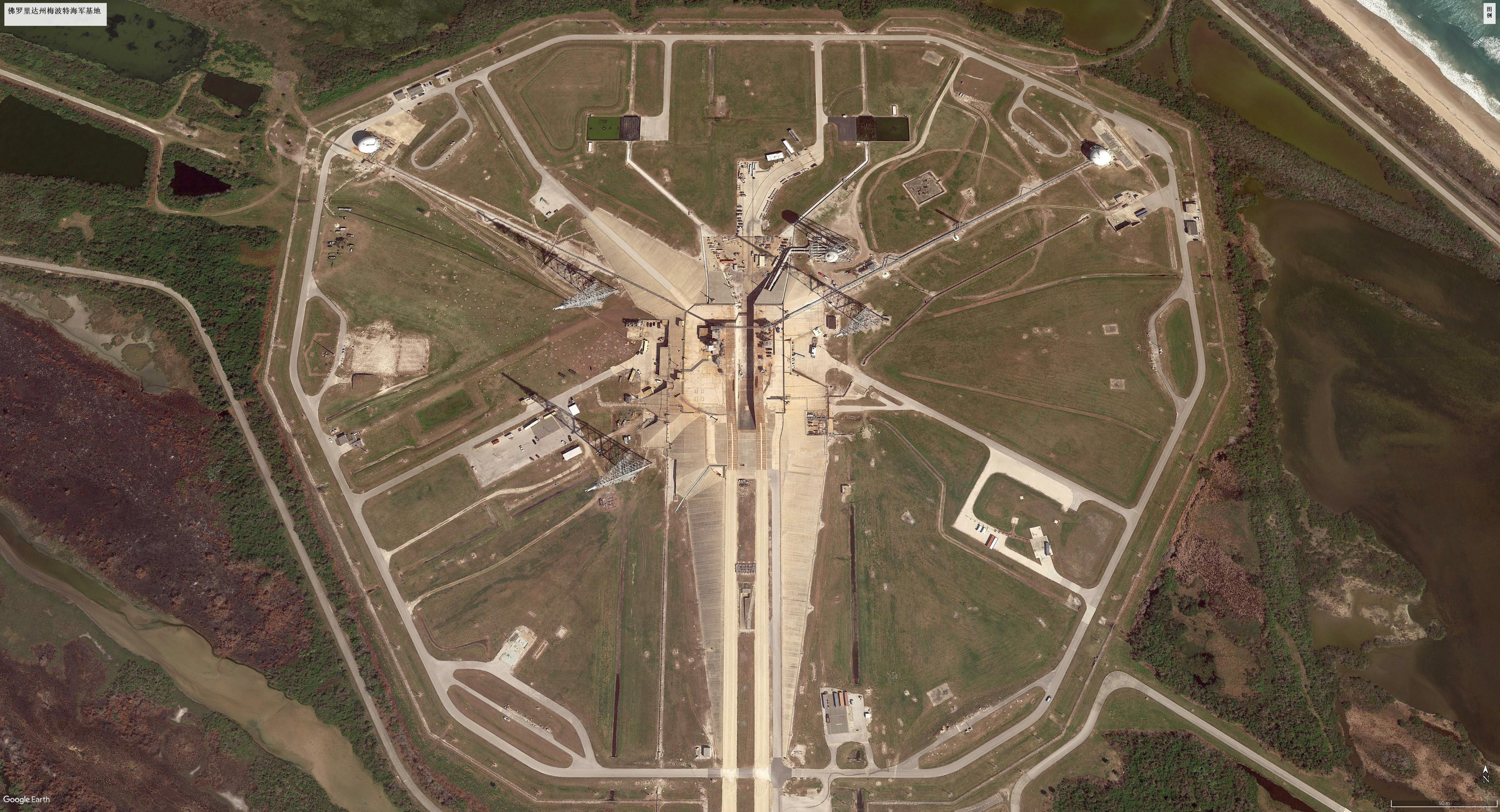 卫星地图观看美军海外军事基地,美军军事基地真实影像