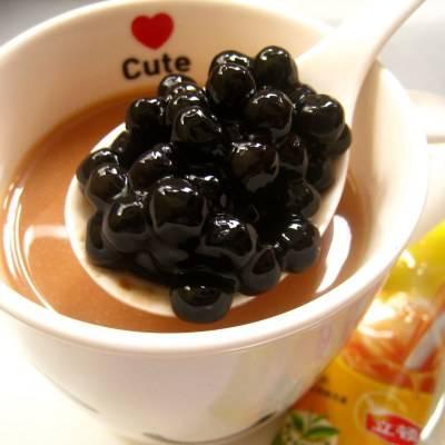不用炒茶叶的焦糖珍珠奶茶,美味香甜的珍珠奶茶