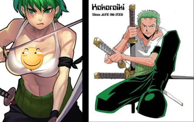 海贼王角色性别转换,海贼王角色变美女