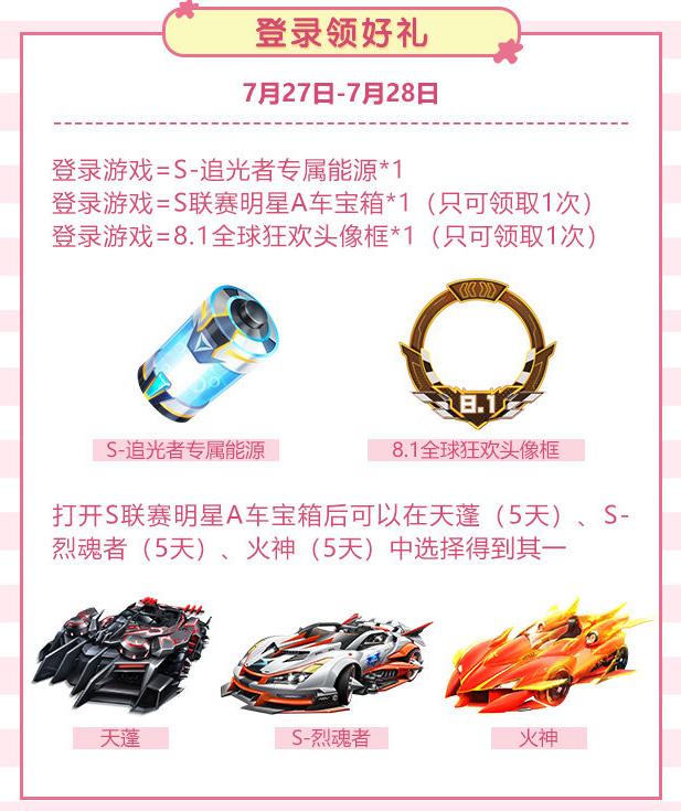 QQ飞车手游：这个周末躺着拿福利！五千点券和A车宝箱预热狂欢节