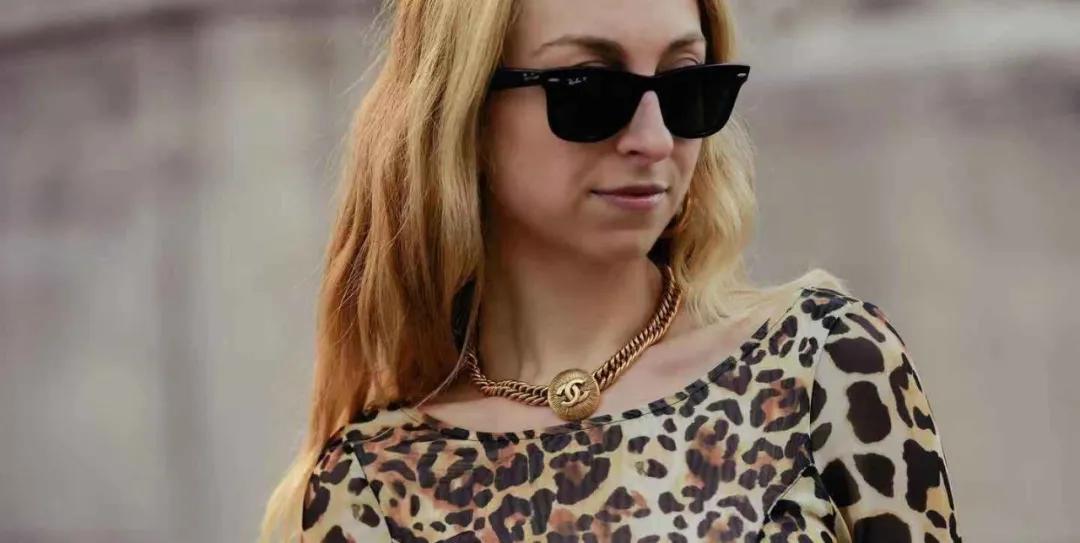 VintageChanel中古琉璃饰品,中古香奈儿双c项链