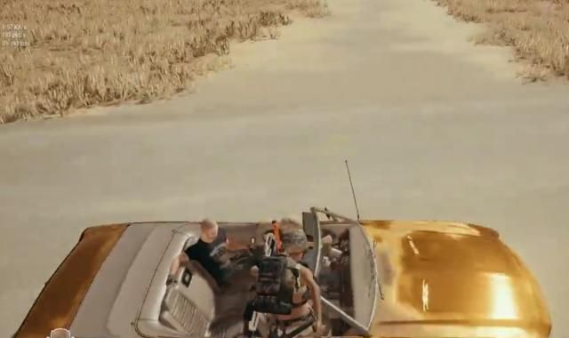 绝地求生沙漠图跑车皮肤有几个,沙漠地图的黄金跑车位置