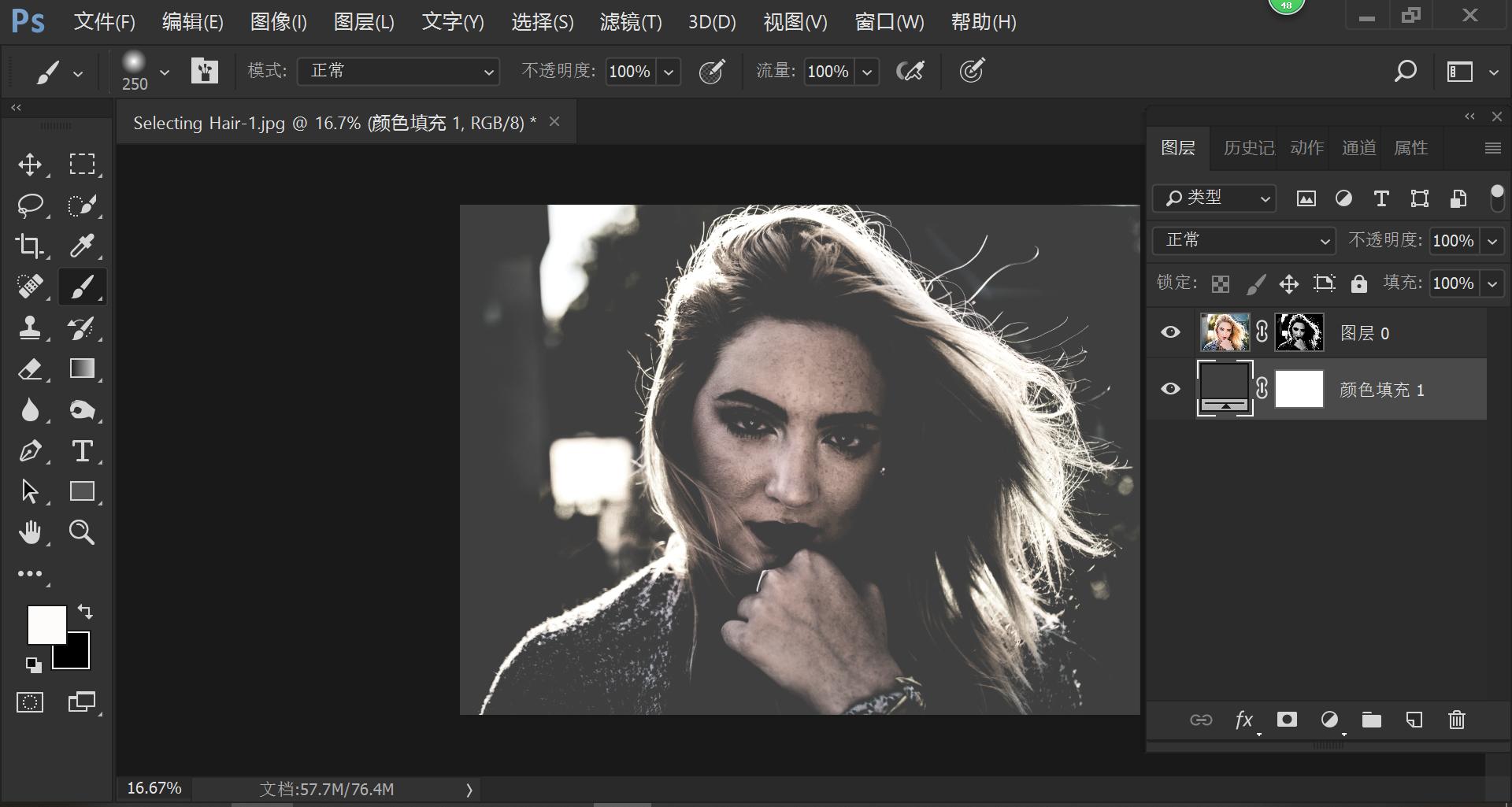ps怎么蒙版抠图抠头发,ps照片抠图头发发白怎么解决