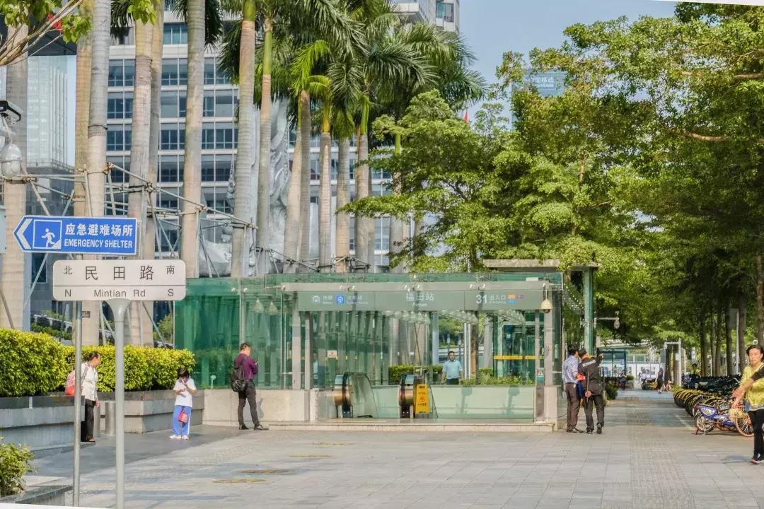 福田大地的变化,福田中心区变化