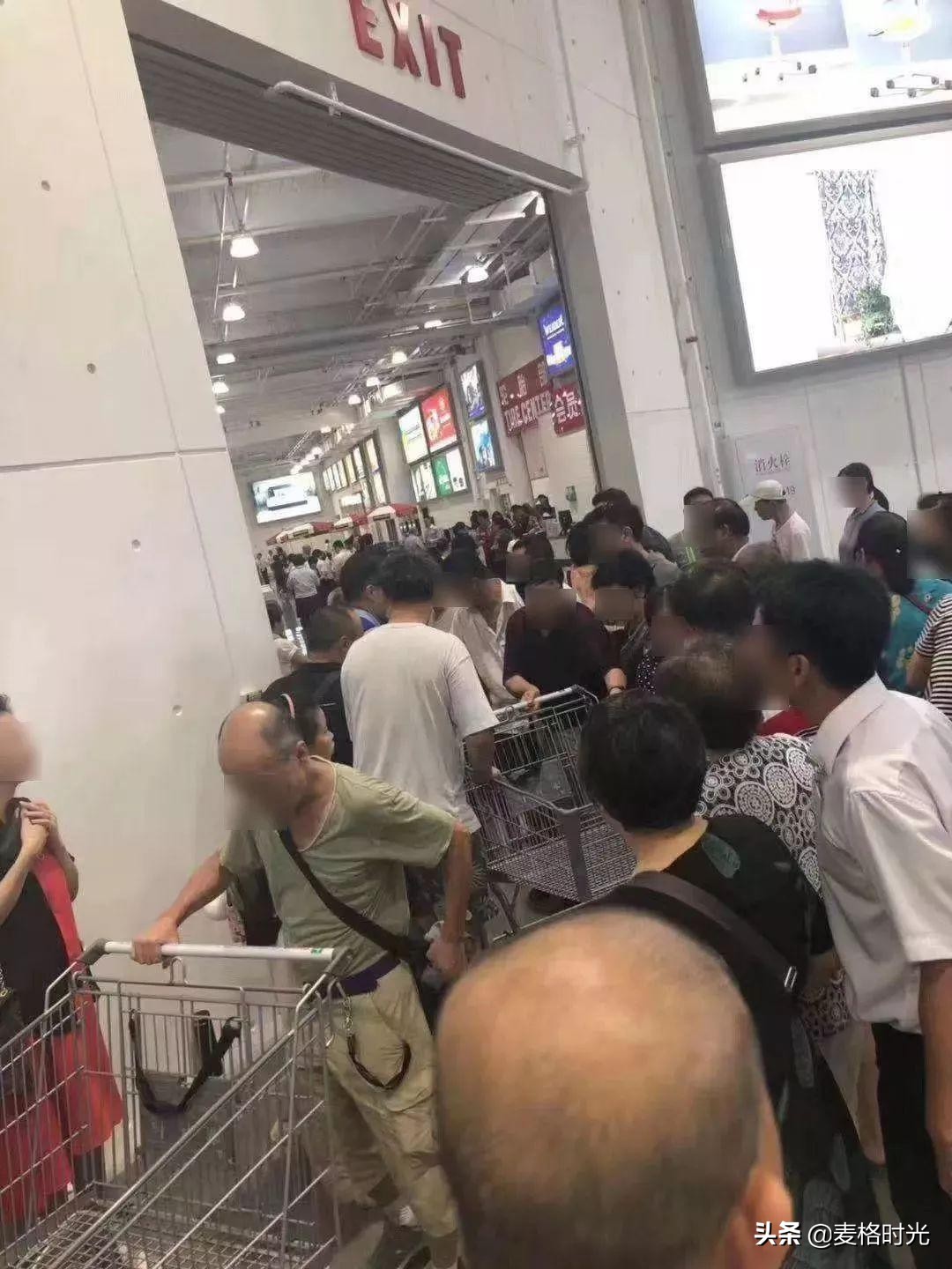 costco超市在中国发展的机会,上海costco超市开业的火爆程度