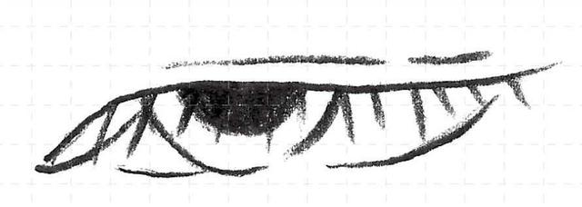 最简单的眼睛画法教程,零基础画画眼睛教程图片