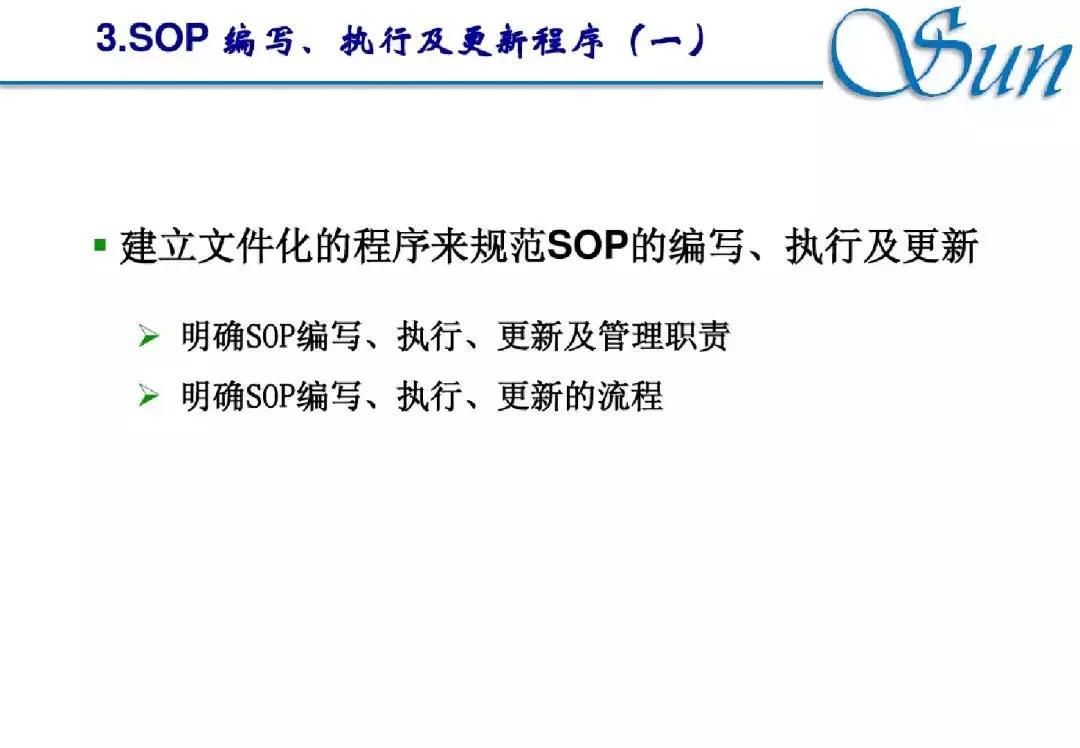 sop基本知识,关于sop的知识