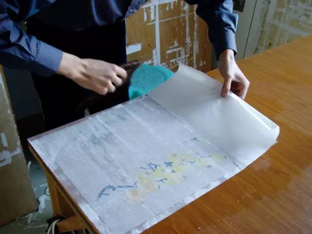 书画装裱全过程,书内画外