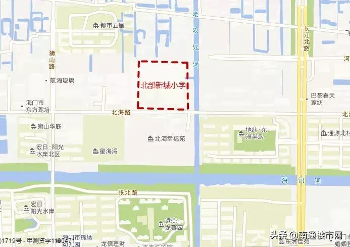海门北部新城张謇小学最新消息,海门市北部新城小学工程规划
