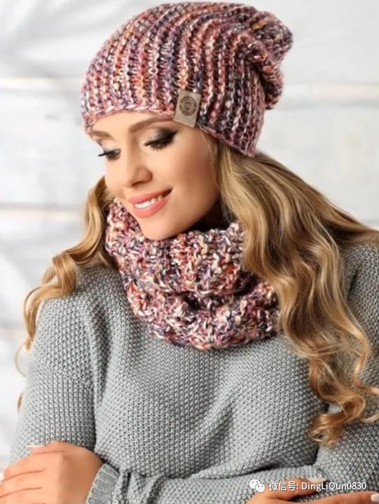 针织帽子简单款好看的,纯手工针织年轻人戴的帽子教程