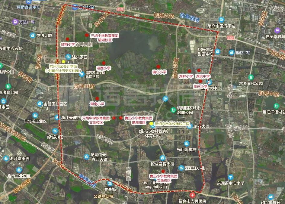 首曝！元培文创校区、鲁小镜湖校区，镜湖学区新高地即将诞生