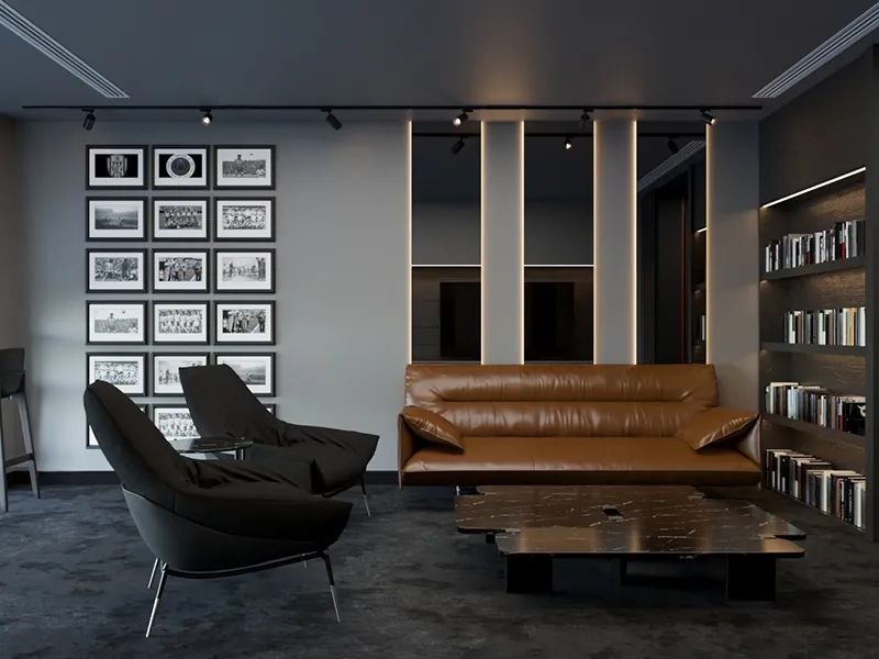 客厅中间射灯怎么布光,沙发背景墙射灯用什么光