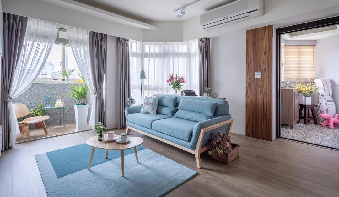 淡雅日式搭配童趣北欧风！89.3平米自然木质调家庭住宅