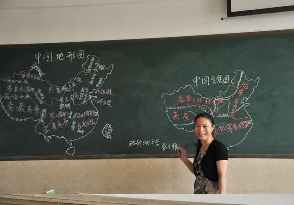 数学老师上课的儿童画,数学老师上课绘画作品