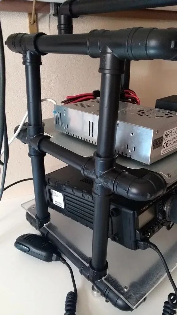 用pvc管做广告支架,不用花钱就能做一个监控支架