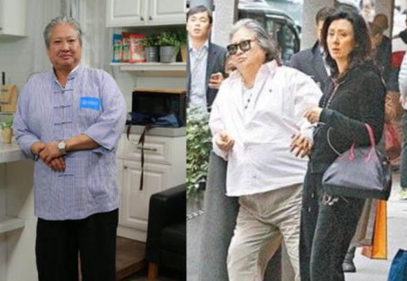 71岁洪金宝拄拐杖哽咽领奖,68岁洪金宝身体瘦成皮包骨头