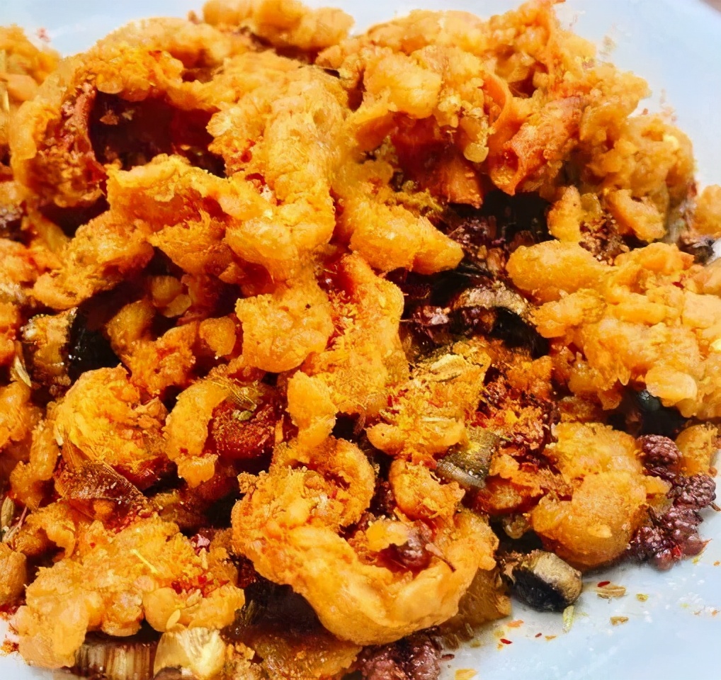 湖南正宗猪油渣烧麦,湖南美食油渣子