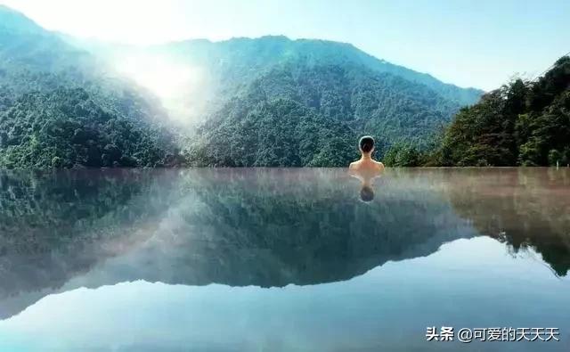 郴州莽山森林温泉图片高清,郴州莽山网红无边温泉