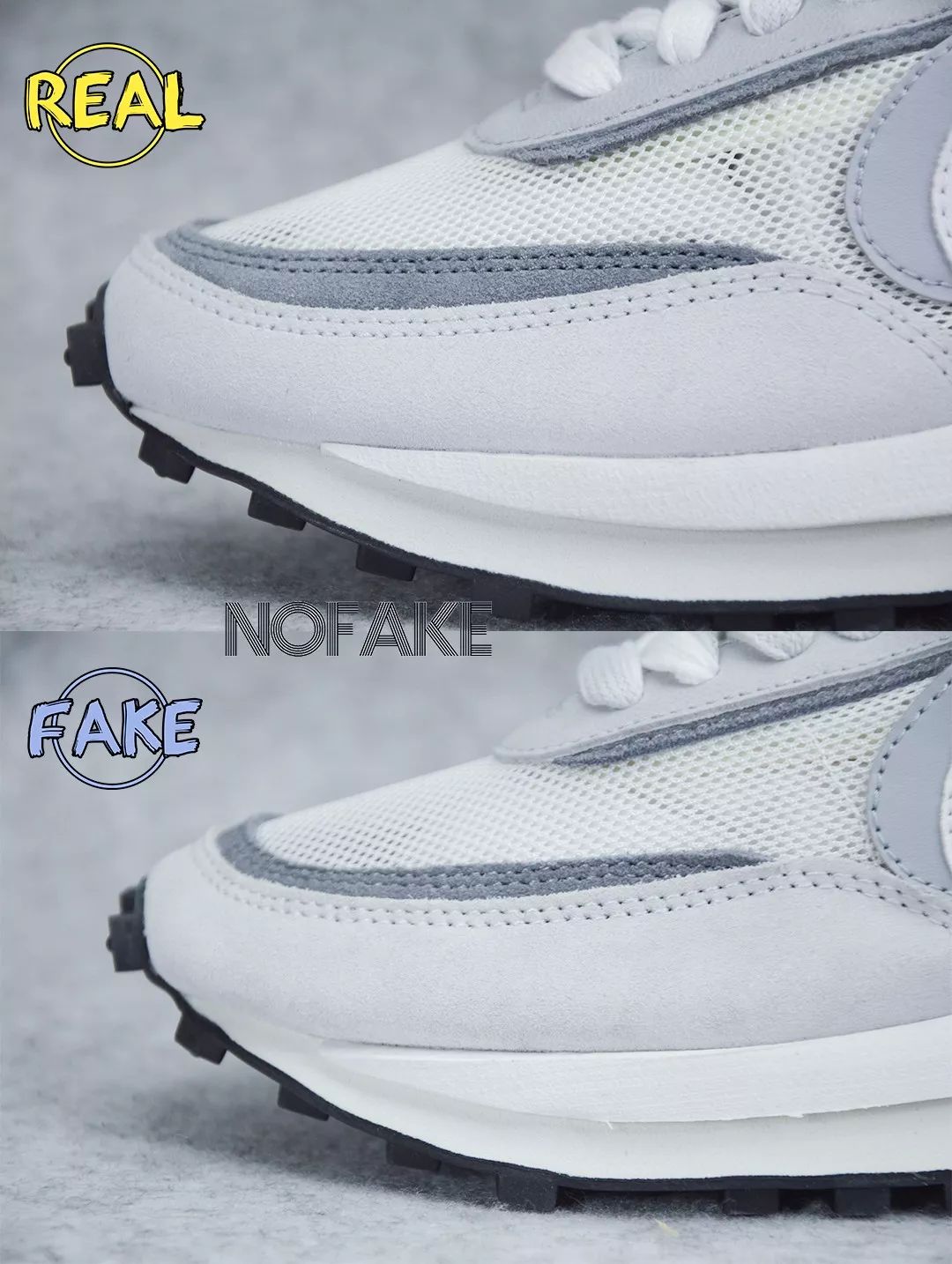 nikesacaildvwaffle鐪熷亣杈ㄥ埆,sacaixnikeldvwaffle娴嬭瘎